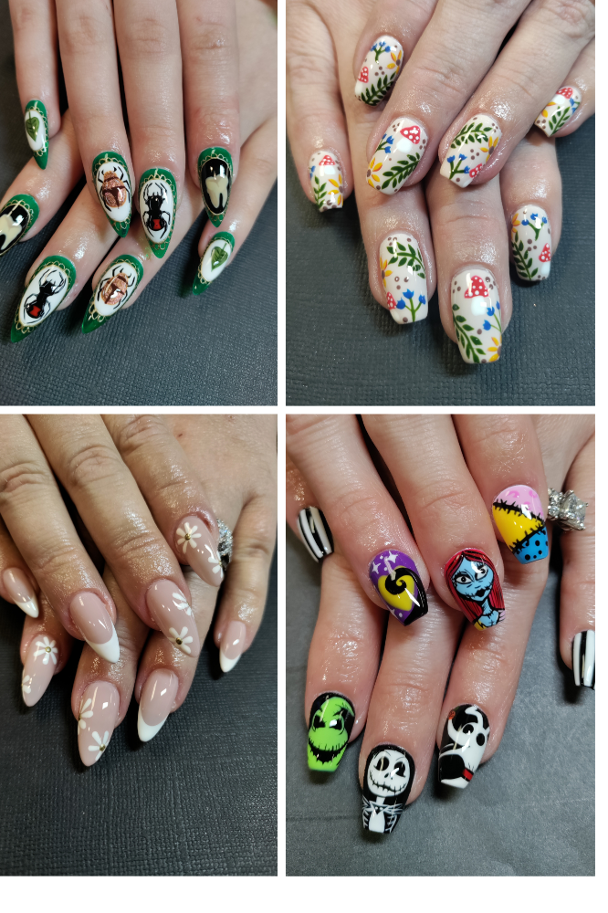 Gel X Full Set - 5 Fingers Art