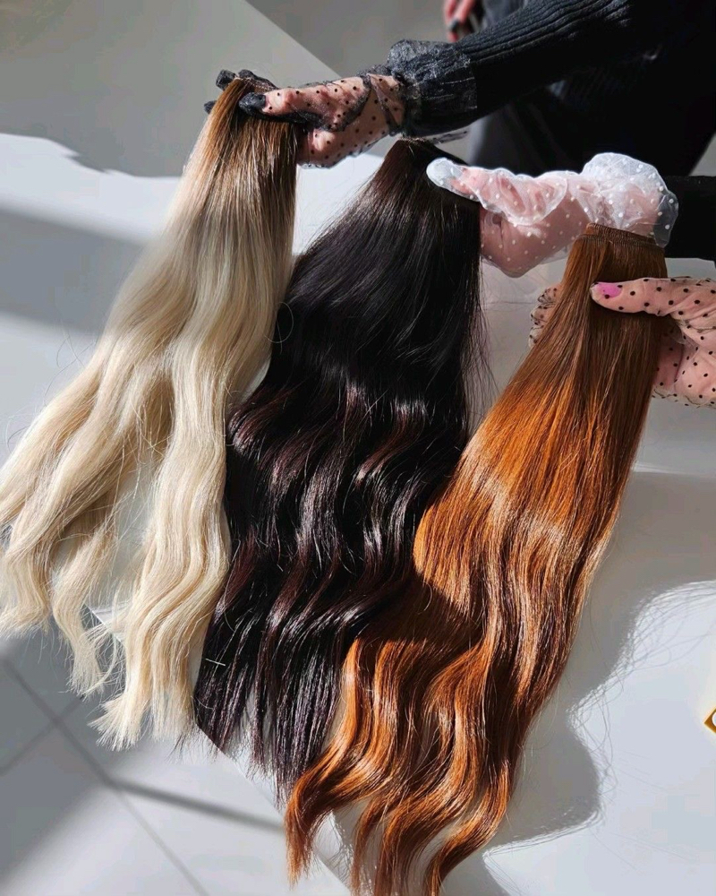Hair Extensions Blonde/ Highlights at Aldaineextensions in Ontario, CA