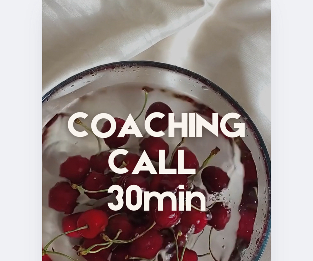 30min COACHING CALL