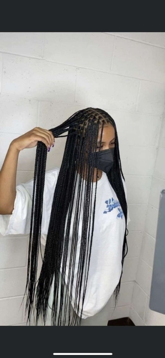Xs Knotless Braids Butt Length at C&C Hair Collection in Palos Hills, IL