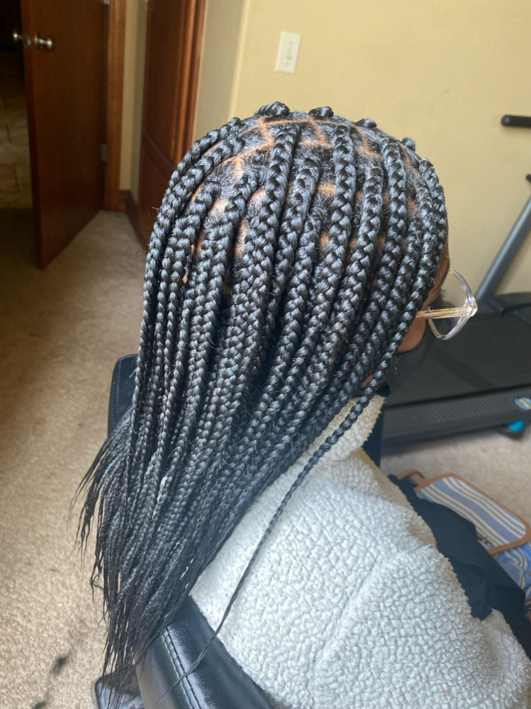 Med-Large Box Braids