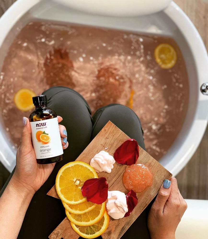 Orange Mango Pedicure