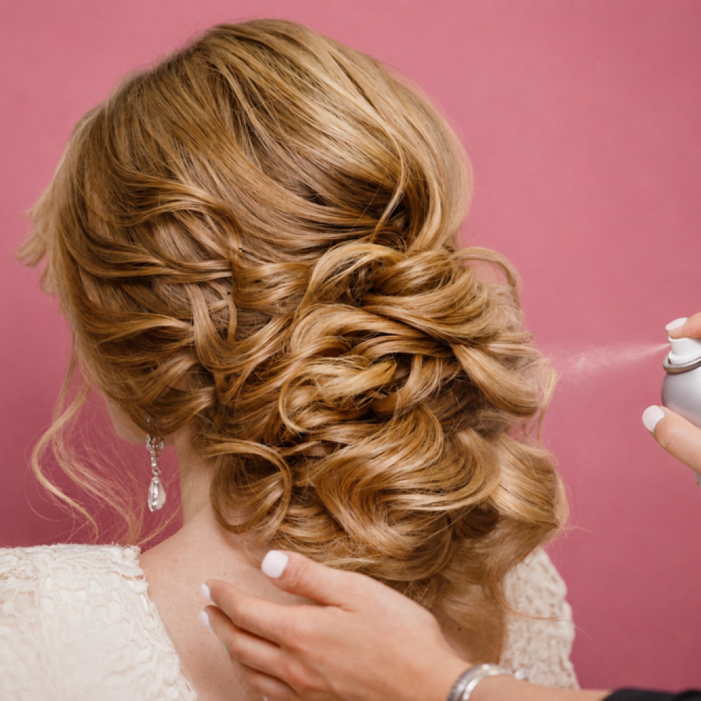 Bridal Up Do (Trial) at volume hair salon in Bethesda, MD