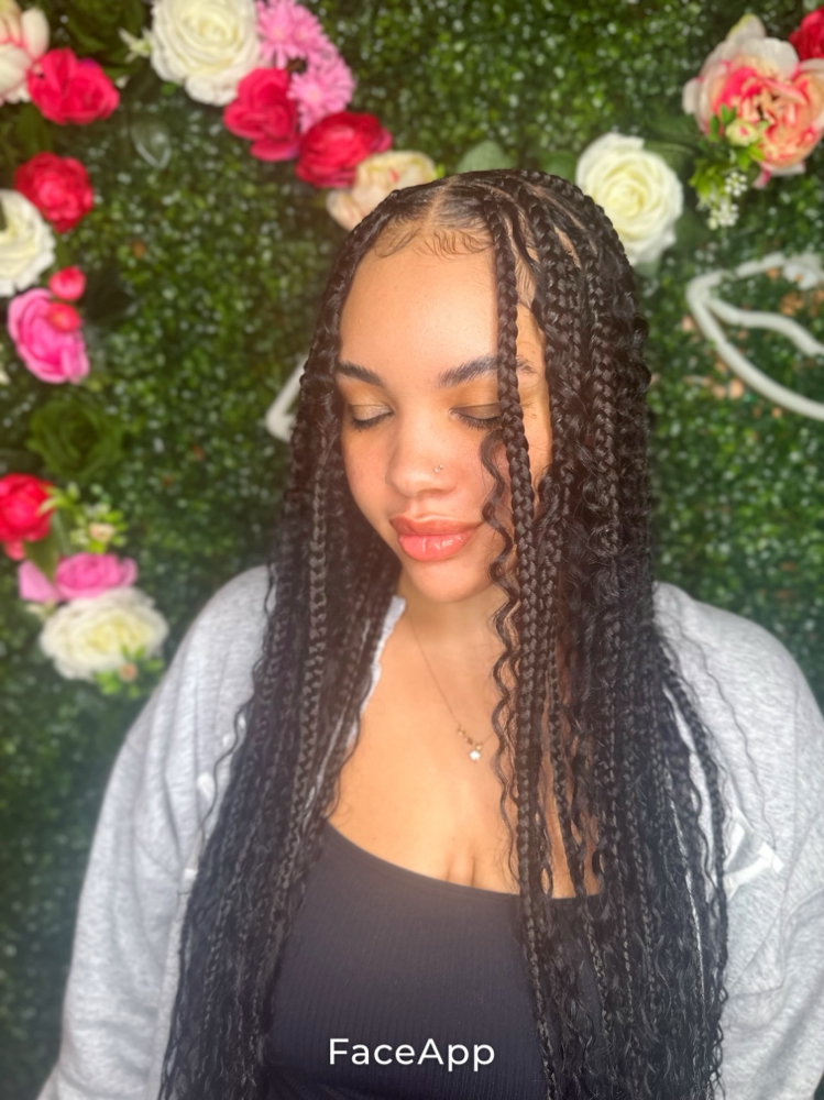 SMALL BOHO KNOTLESS BRAIDS
