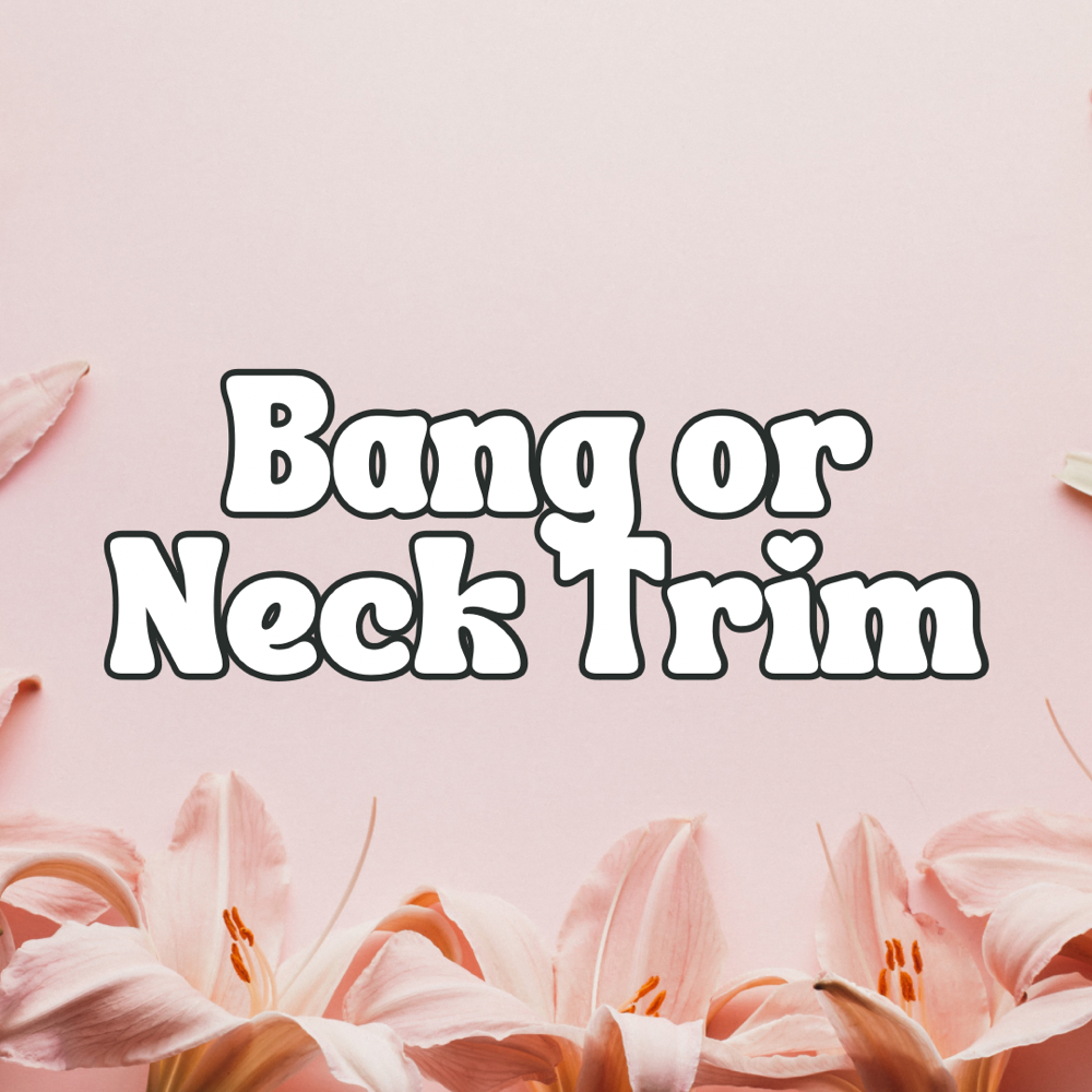 Bang/Neck Trim