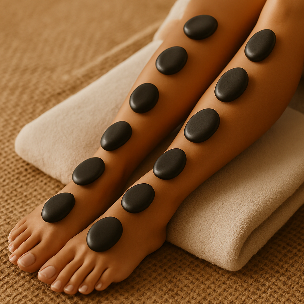 Hot Stone leg Massage (Add-on)