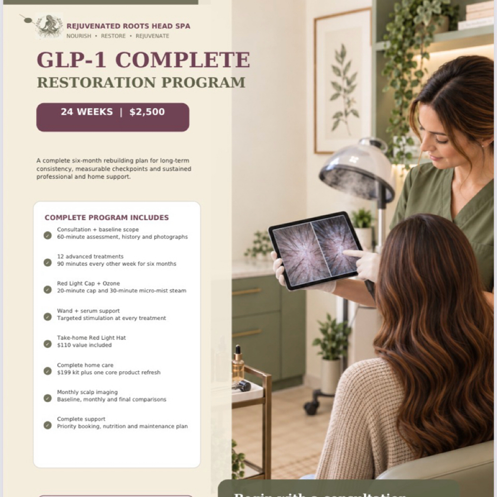 GLP1 24 Weeks at Rejuvenated Roots Head Spa, LLC in Brownwood, TX