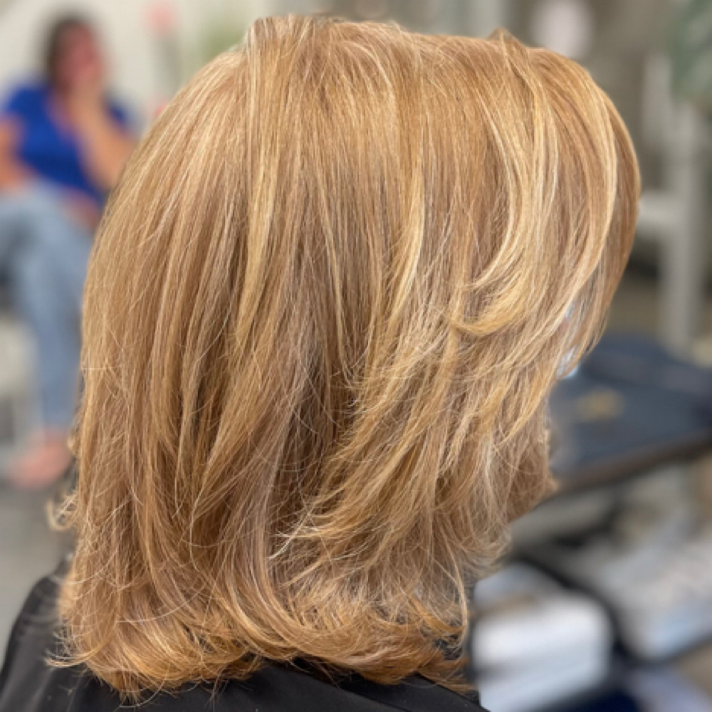 Root Touch Up + Painted Pieces at My American Honeys in Royal Palm Beach, FL