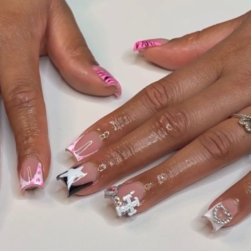 Short Fullset at LuxeBeauté Studios House of Glam in Locust Grove, GA