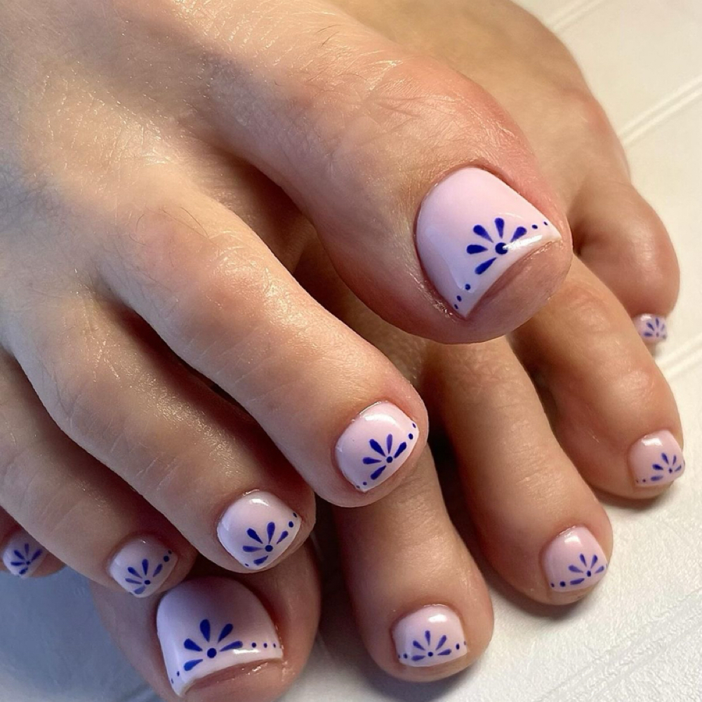 Builder Gel Pedi (Design) at Sets_by_Seirra in Durant, OK