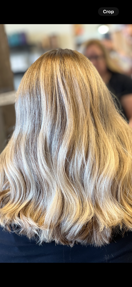 Grey Blending With Blonde at The Beauty Room by Kaylea Lawler in Littleton, CO