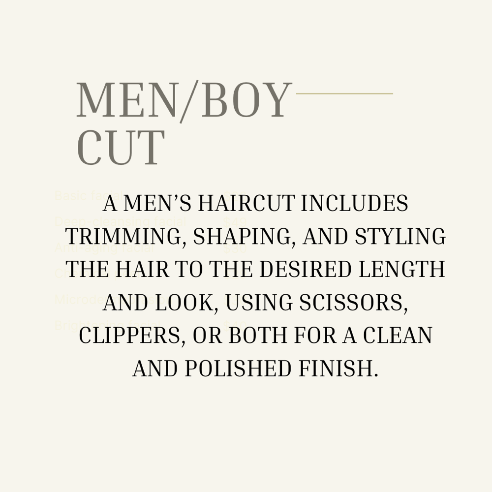Men/Boys Cut