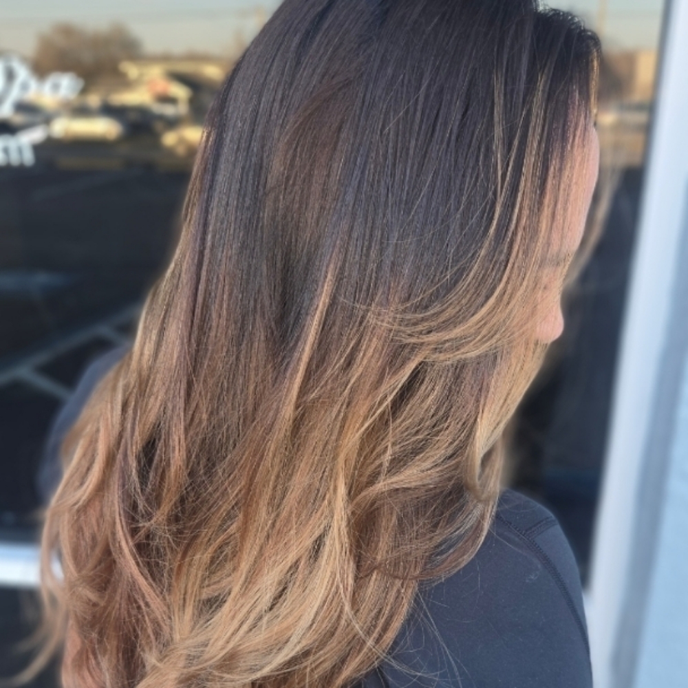 Balayage + Cut + Style at Atelier de Celine in Tampa, FL