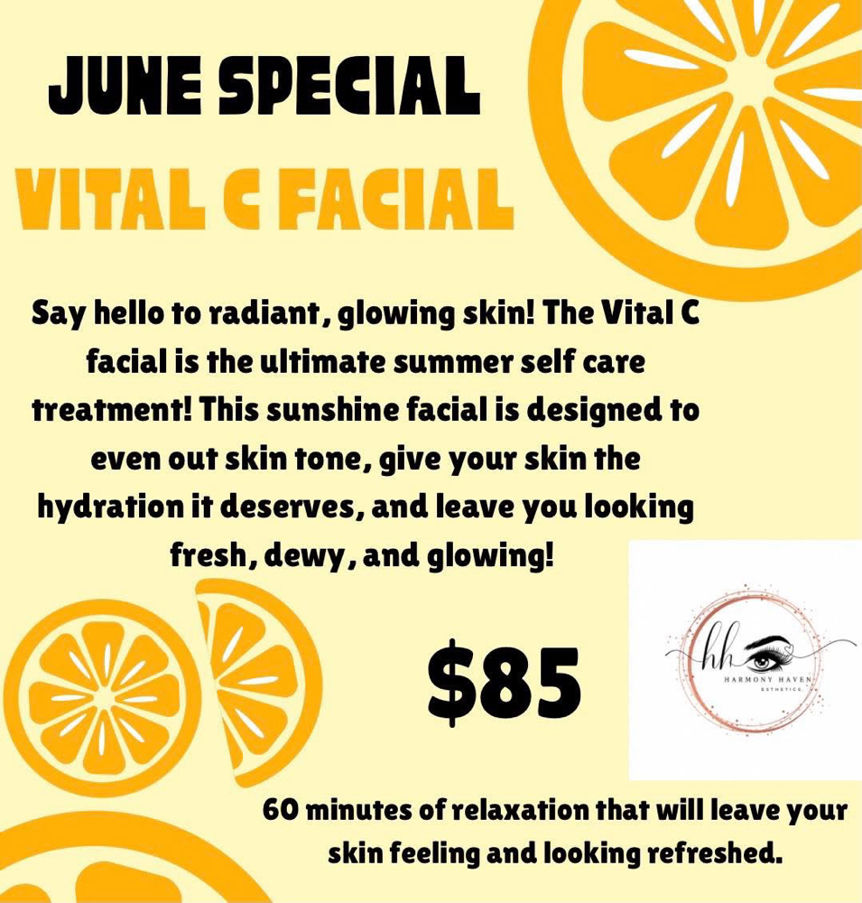 June Vital C Facial!!!