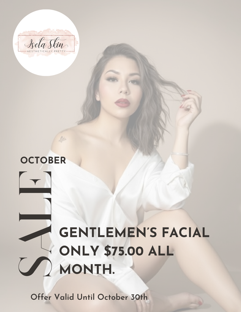 Gentlemen's Facial Sale