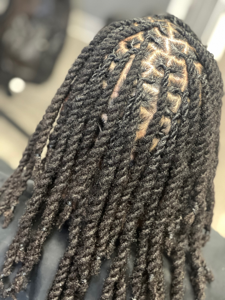 Loc Retwist w/ Style at Silk & Slated Studio in Evansville, IN