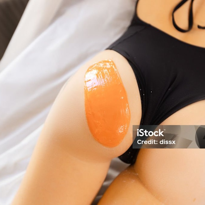 Buttocks wax