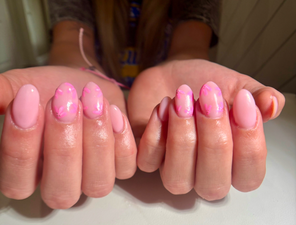 Structure Gel Manicure- Simple Art