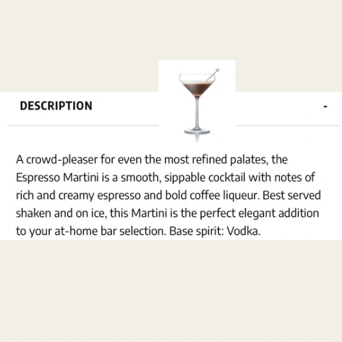 ESPRESSO MARTINI