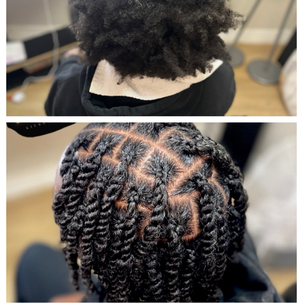 2 Strand Twist (Medium ) at Beux by Kierra Shanté in Pensacola, FL
