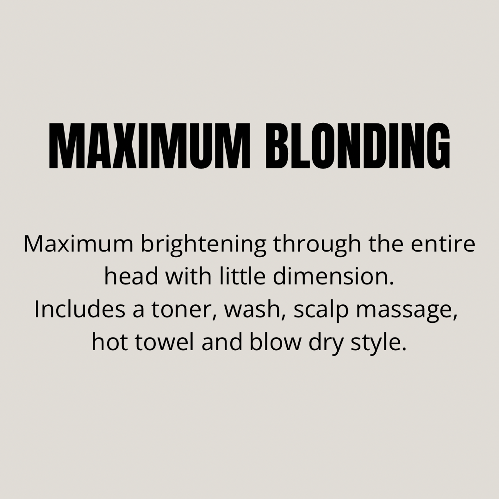 Maximum Blonding