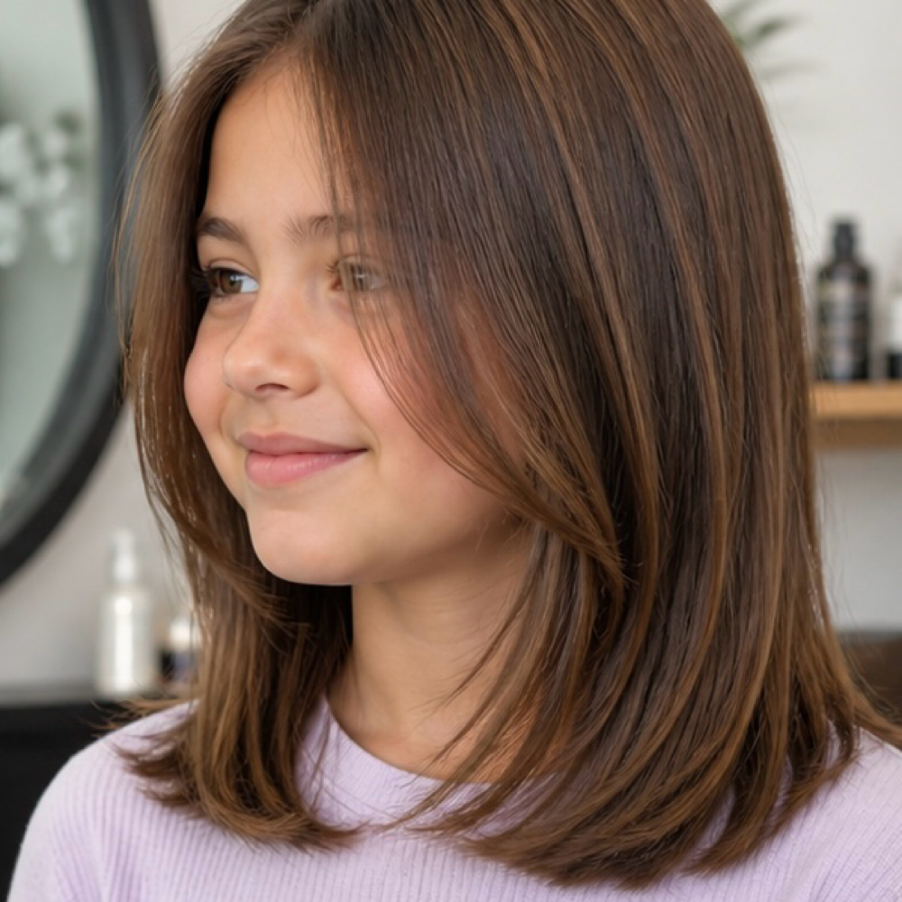 Girl’s Kid Cut at Hailey Haugenoe in Williston, ND