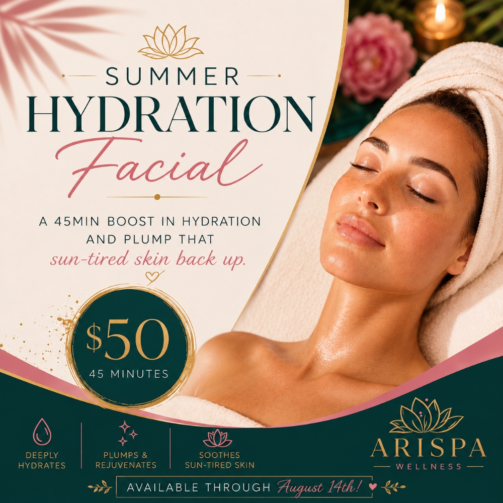 ☀️Summer Hydration Facial at Arispa in South Bend, IN