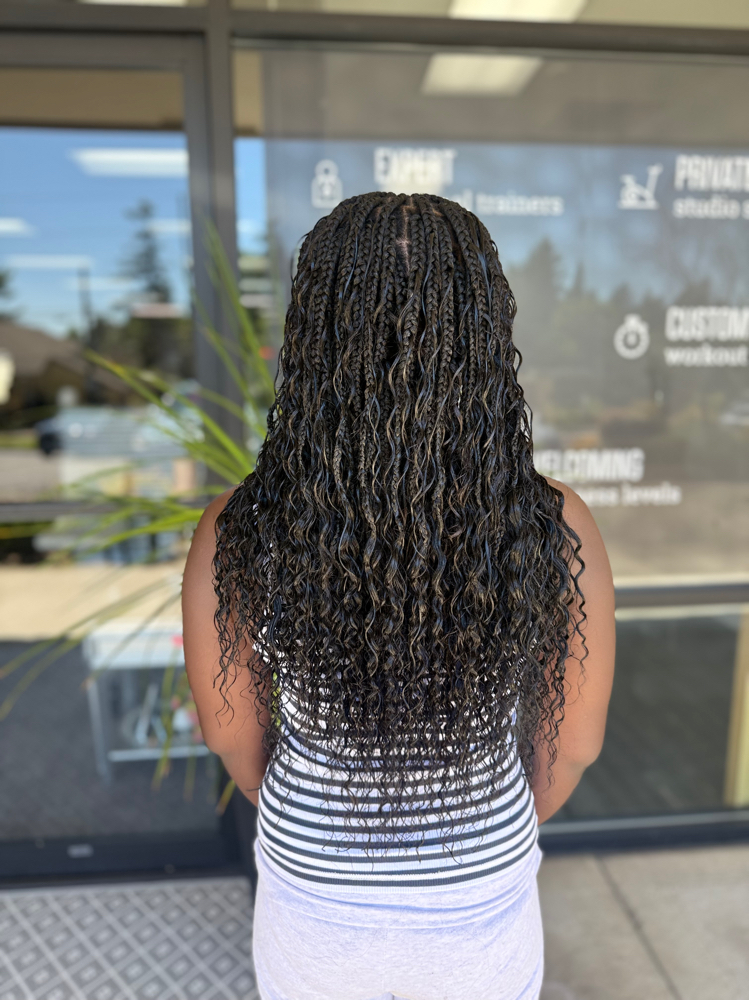 Small Boho Braids W/ Human Hair