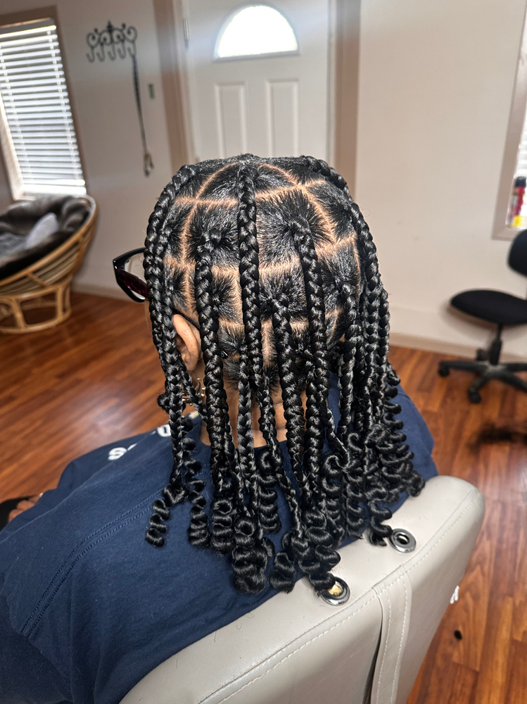 Large Knotless Braids