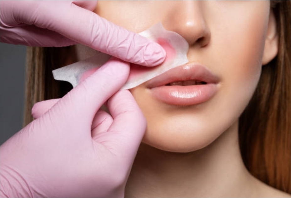 Lip Sugaring Or Wax