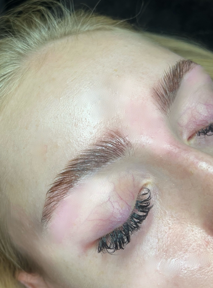 Brow Laminiation, Tint And Wax