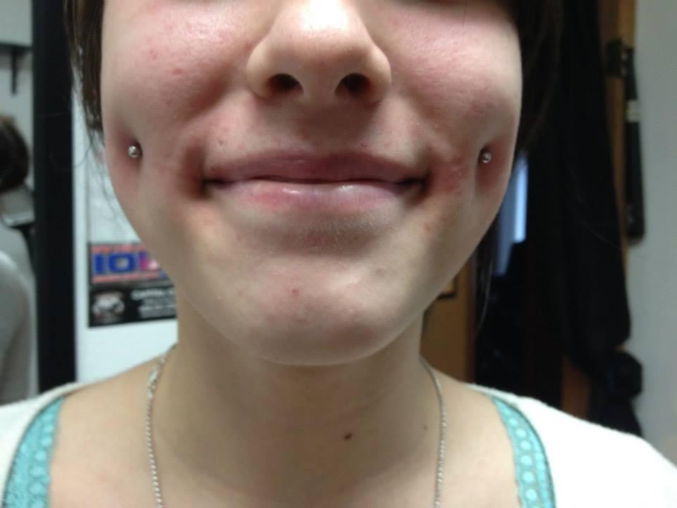 Dimple Piercings