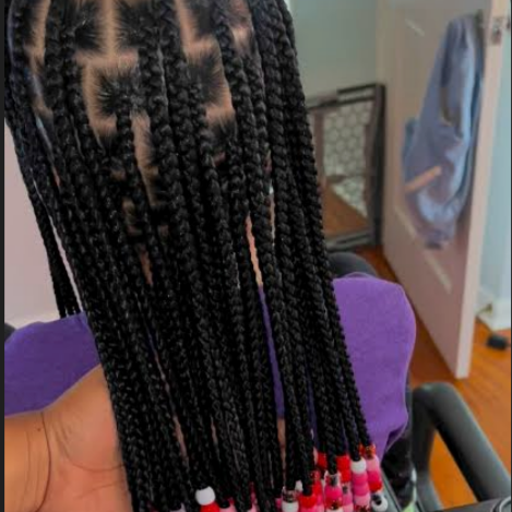 Kids knotless (m) at FinessedBeautybar in Evans Mills, NY