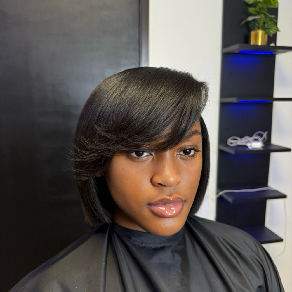 The Works Silk Press (New Client) at Gloss Hair Company in Dallas, TX