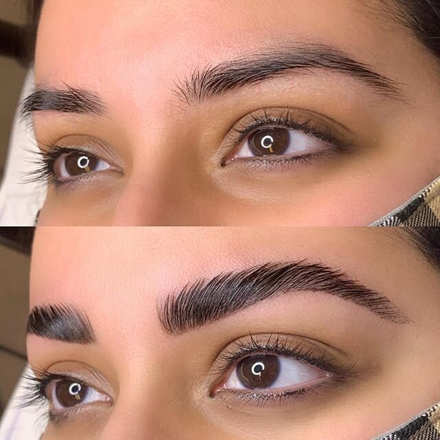 Brow Lamination, Wax & Tint