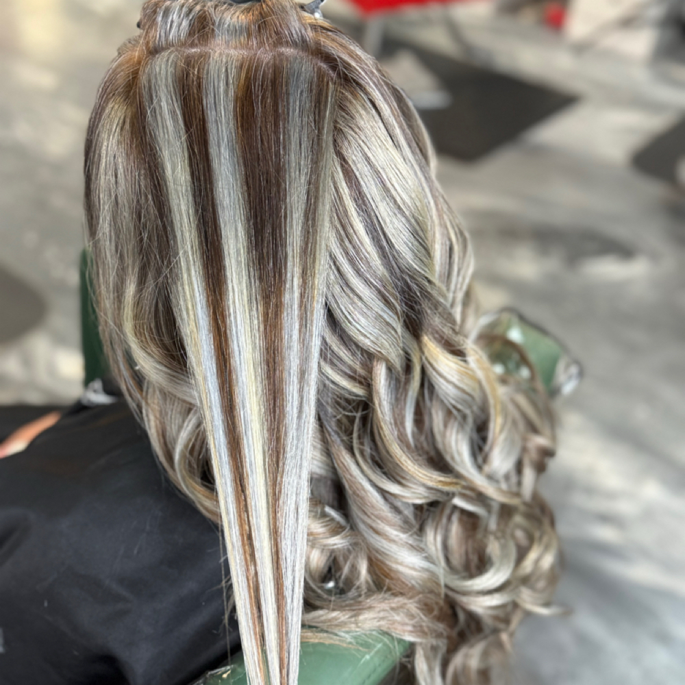 All Over Highlights With Color at Beauty By Brit in Lubbock, TX