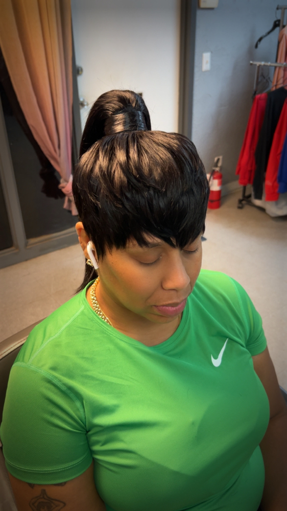Ponytail Quickweave at Images of Hair / WorkZ By Faith in Midwest City, OK