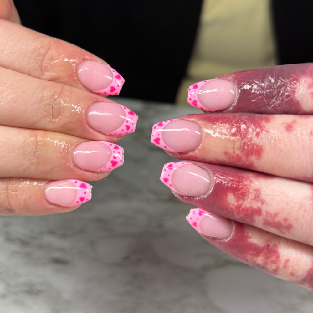 Short Acrylic Set at Sophies Nails in Angola, IN