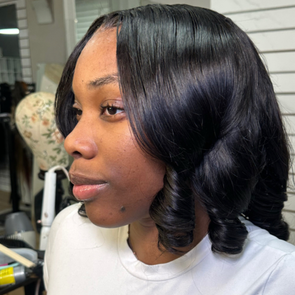 Lace Sew In Installations at DvoidxLLC in Brooklyn, NY