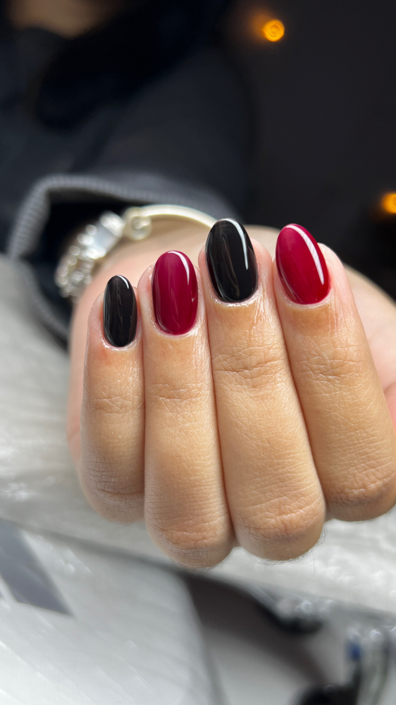 Structured Manicure at Angamarca Nails Studio in New Haven, CT