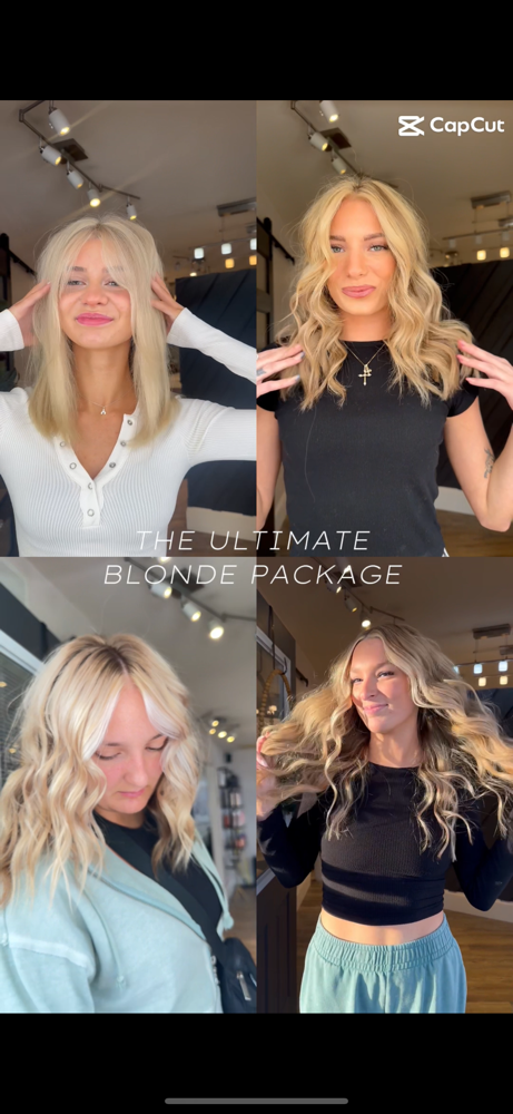 The ultimate Blonding Package