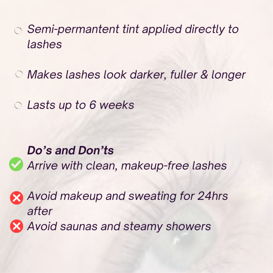 Lash Tint Only