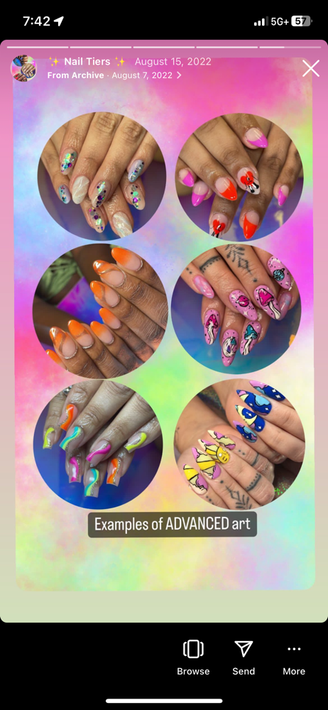 Builder Gel Mani TIER3 Art