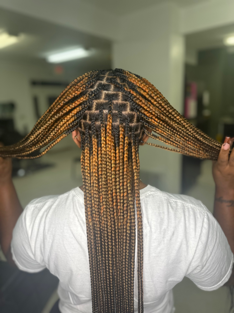 Small Knotless Braids