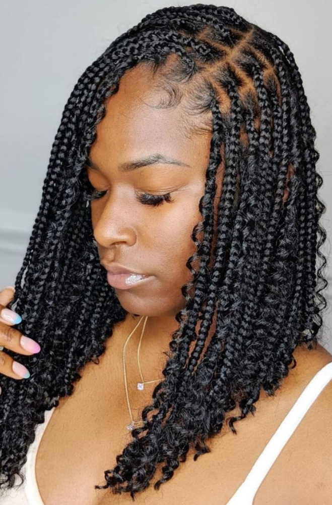 Bob  Length Boho Knotless