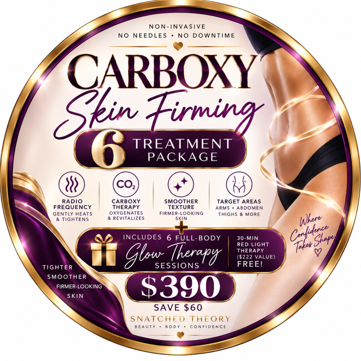 Carboxy Skin Firming - 6 sessions at Snatched Theory in Sanford, FL