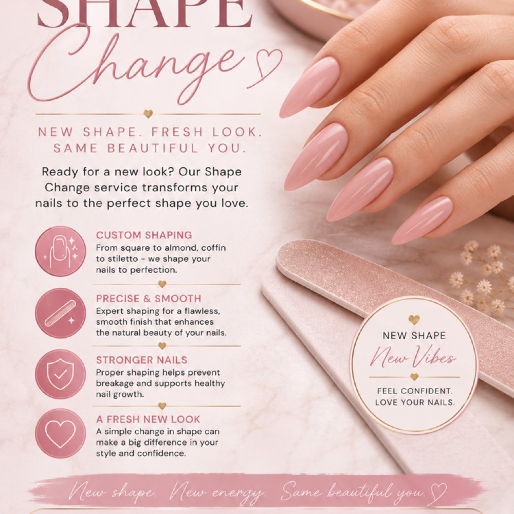 Shape Change at Prestige Nail Lounge LLC in Chattanooga, TN