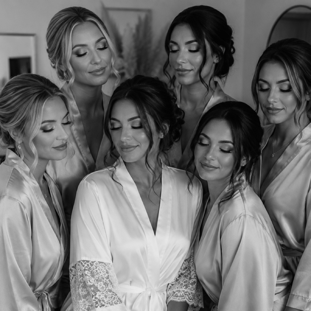 Bridal Party Makeup at Salon 66 in Murphys, CA