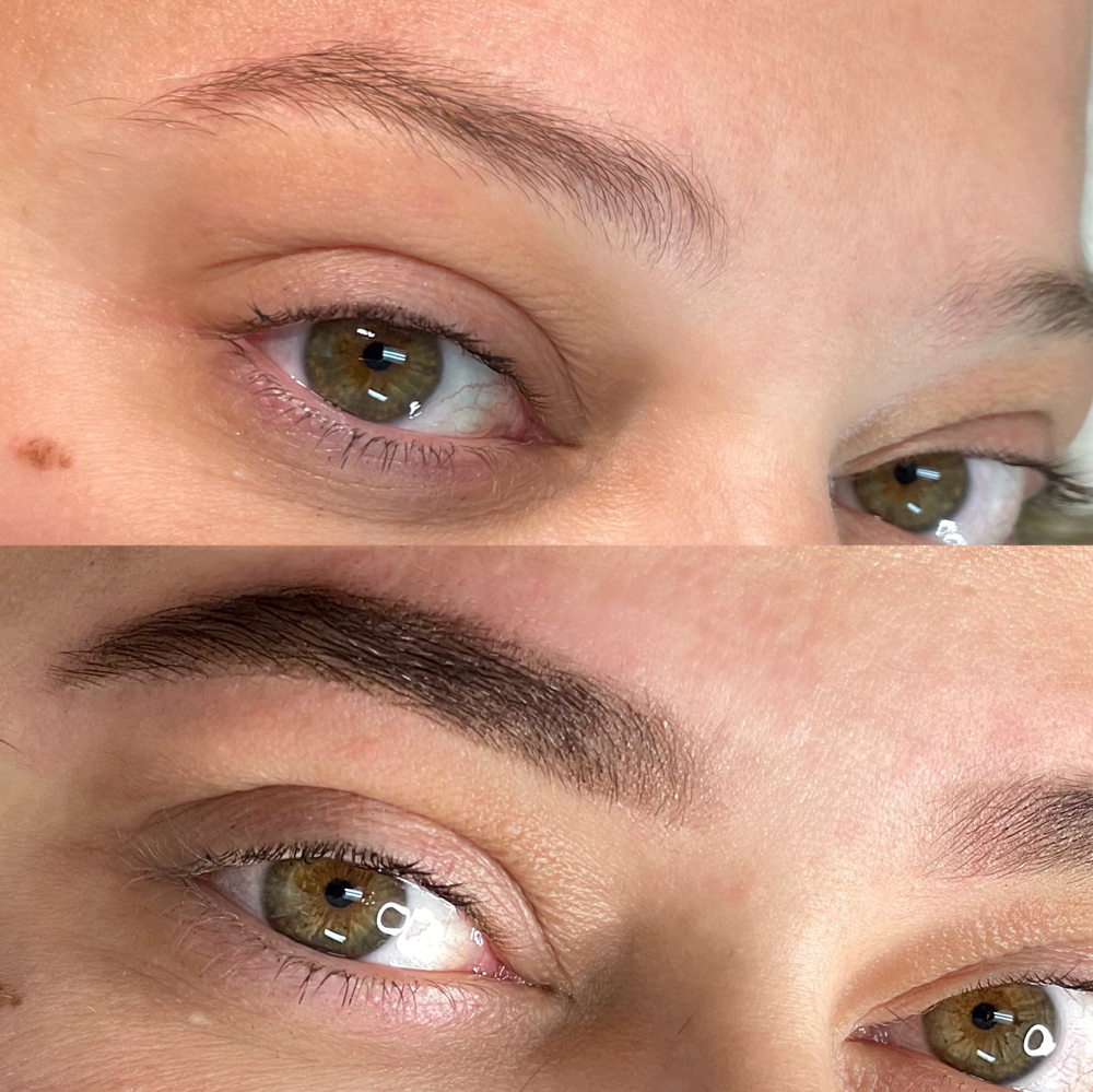 Airbrush Tint & Brow shaping