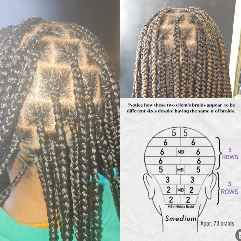 Smedium Knotless